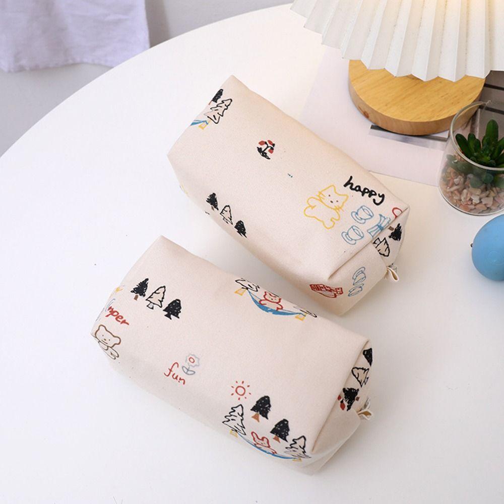 Многофункциональная сумка для хранения канцелярских принадлежностей, холщовая сумка для ручек, прочный пенал для студентов 
Многофункциональная сумка для хранения канцелярских принадлежностей, холщовая сумка для ручек, прочный пенал для студентов