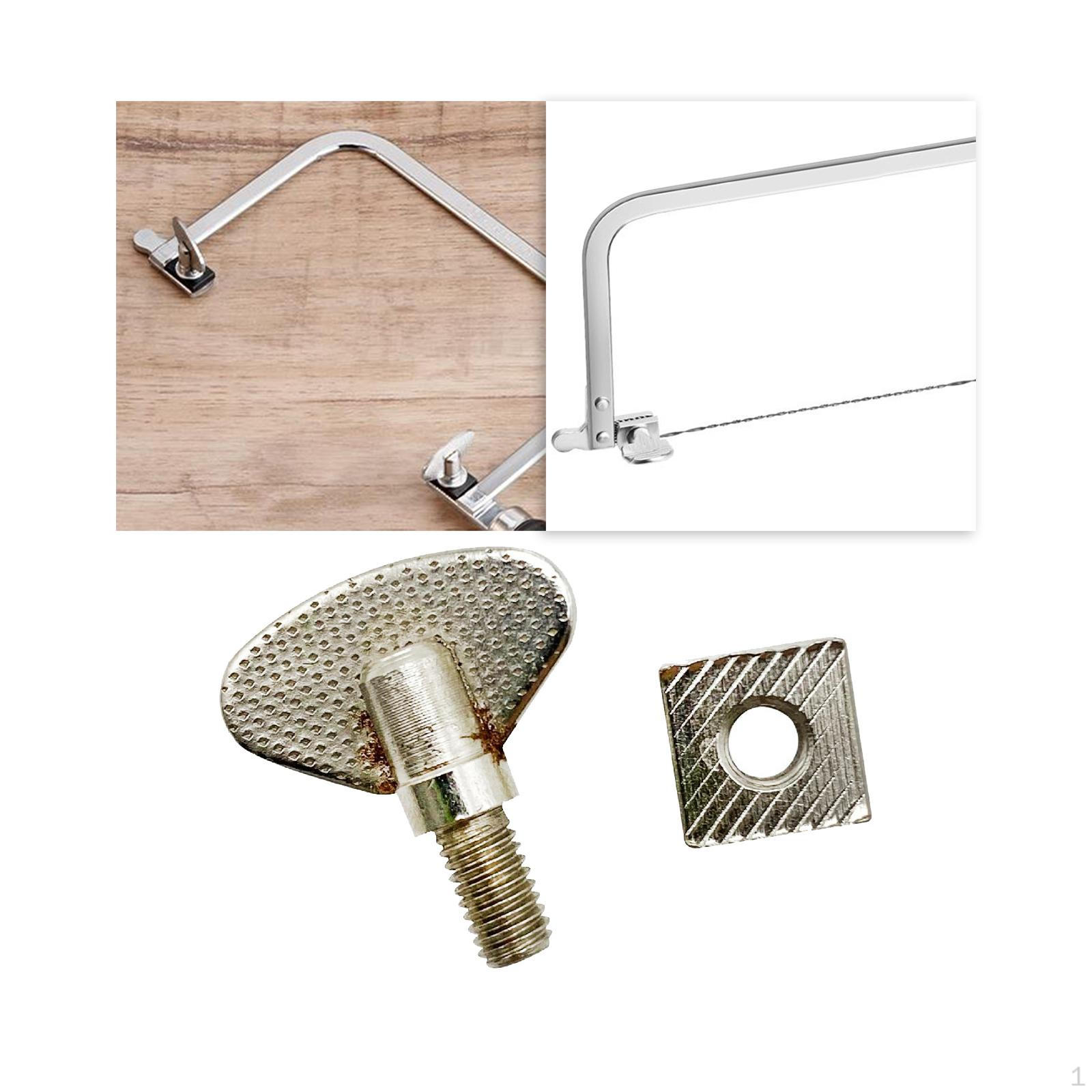 Saw Bow Screw Head, Jewelry Making Tool Parts Fixture Replacement Set Metal Hand Accessories Nut
Saw Bow Screw Head, Jewelry Making Tool Parts Fixture Replacement Set Metal Hand Accessories Nut