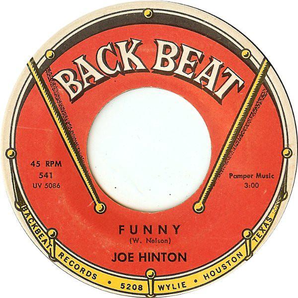 7inch Record JOE HINTON - Funny / You Gotta Have Love UV5087 Back Beat 1964 US Soul/Funk Used
7inch Record JOE HINTON - Funny / You Gotta Have Love UV5087 Back Beat 1964 US Soul/Funk Used