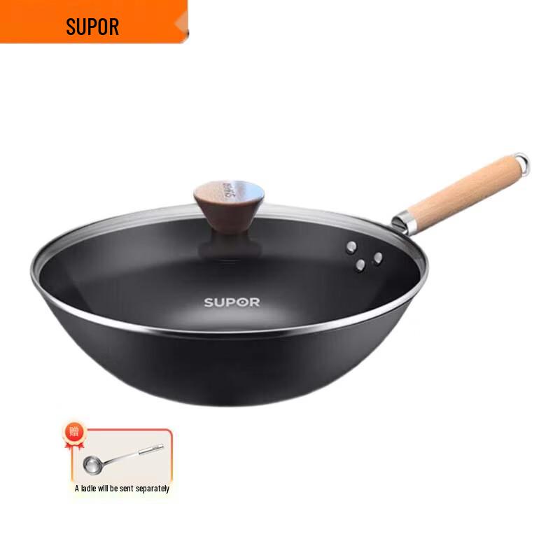 SUPOR Fine Iron Non-stick Wok
SUPOR Fine Iron Non-stick Wok