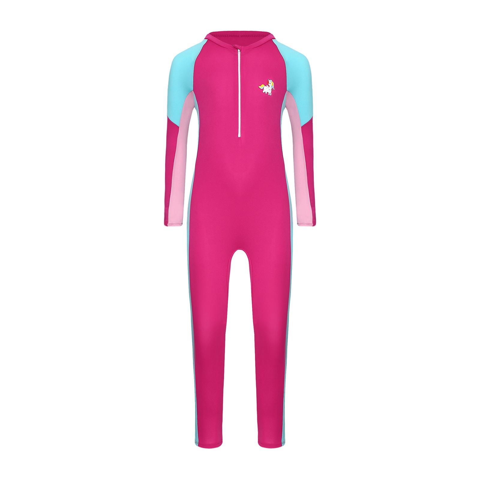 Girls Long Sleeve Zipper Swimsuit One Piece Full Body Rush Guard Sport Swimwear Beach Suit 5-6 Years гарячі рожевого кольору
Girls Long Sleeve Zipper Swimsuit One Piece Full Body Rush Guard Sport Swimwear Beach Suit 5-6 Years гарячі рожевого кольору