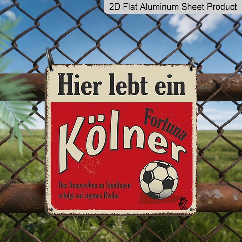 2D Flat 1pc, Vintage German Football Fan Metal Sign - Aluminum Wall Art with Humorous Football Quotes, Frameless Home Decor, Suitable for Boys Room 20*20cm
2D Flat 1pc, Vintage German Football Fan Metal Sign - Aluminum Wall Art with Humorous Football Quotes, Frameless Home Decor, Suitable for Boys Room 20*20cm
