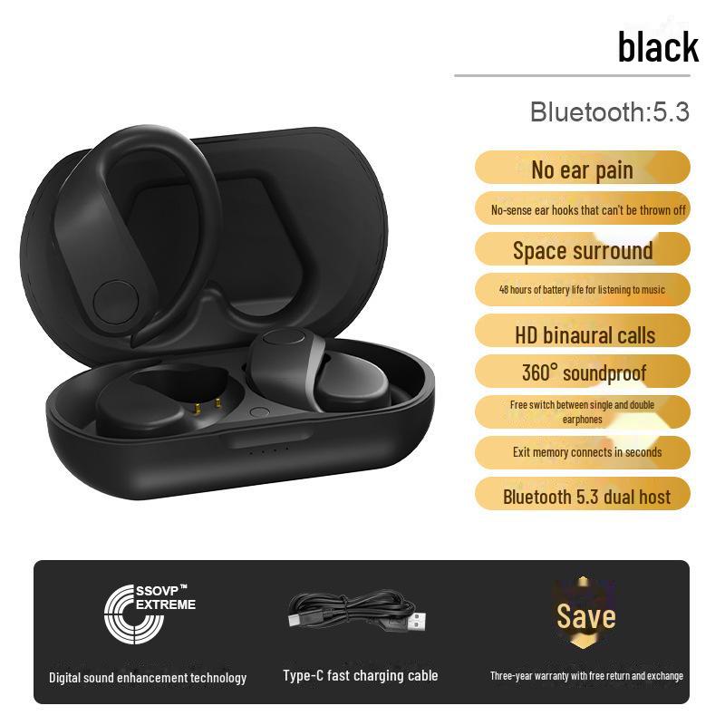 SP33 Удобный Bluetooth 5.3 наушник с заушным креплением: Высокое качество звука, Отсутствие утечки звука, Долгое время работы от батареи, Универсальная посадка. null чёрный
SP33 Удобный Bluetooth 5.3 наушник с заушным креплением: Высокое качество звука, Отсутствие утечки звука, Долгое время работы от батареи, Универсальная посадка. null чёрный