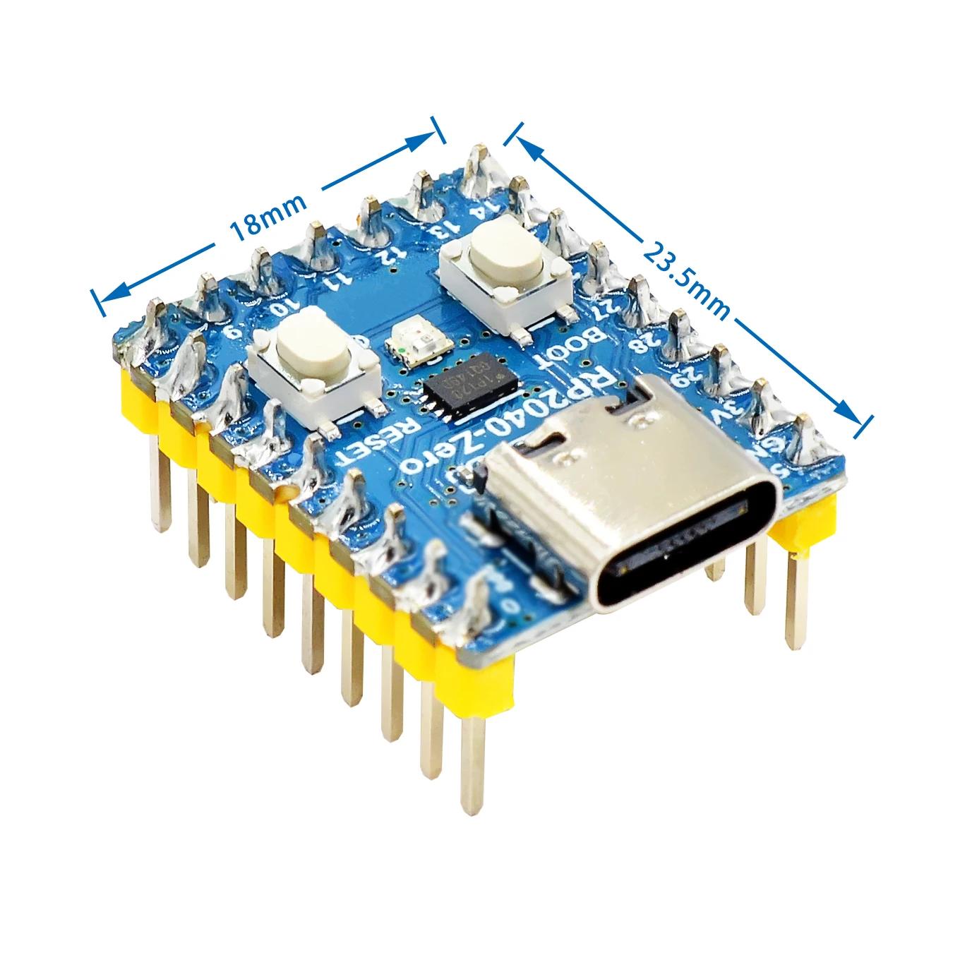 RP2040-Zero RP2040 для мікроконтролера Raspberry Pi PICO Плата розробки Модуль Двоядерний процесор Cortex M0+ 2 МБ Flash
RP2040-Zero RP2040 для мікроконтролера Raspberry Pi PICO Плата розробки Модуль Двоядерний процесор Cortex M0+ 2 МБ Flash
