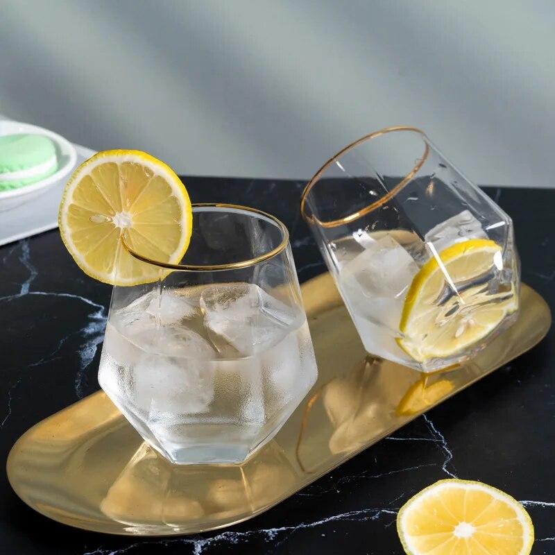 Європейський стиль із золотою окантовкою Diamond Glass Hexagonal Crystal Glass Домашнє прозоре скло для віскі Hexagonal Foreign Wine Glass 300ml прозорий
Європейський стиль із золотою окантовкою Diamond Glass Hexagonal Crystal Glass Домашнє прозоре скло для віскі Hexagonal Foreign Wine Glass 300ml прозорий