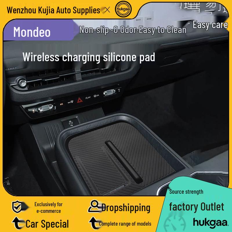 Ford Mondeo Wireless Charging Silicone Pad: Anti-Slip Mat for 26 Models
Ford Mondeo Wireless Charging Silicone Pad: Anti-Slip Mat for 26 Models