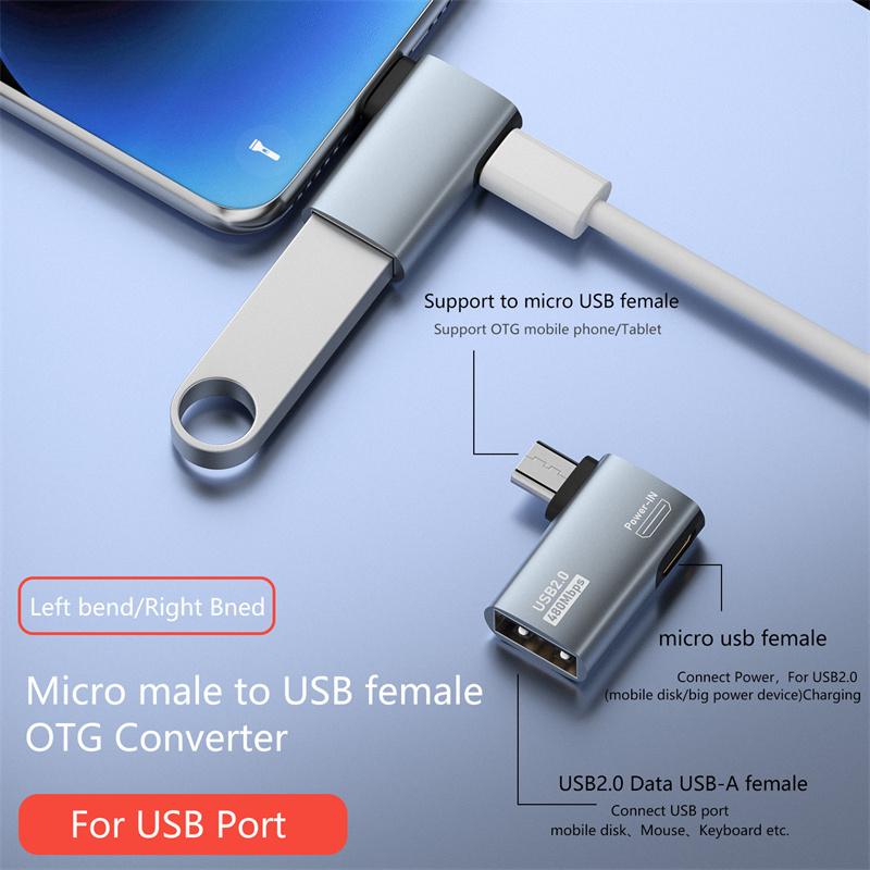 Micro USB Male to USB Female OTG Adapter Micro USB to USB-A+USB2.0 Charging Data Converter As Shown A
Micro USB Male to USB Female OTG Adapter Micro USB to USB-A+USB2.0 Charging Data Converter As Shown A
