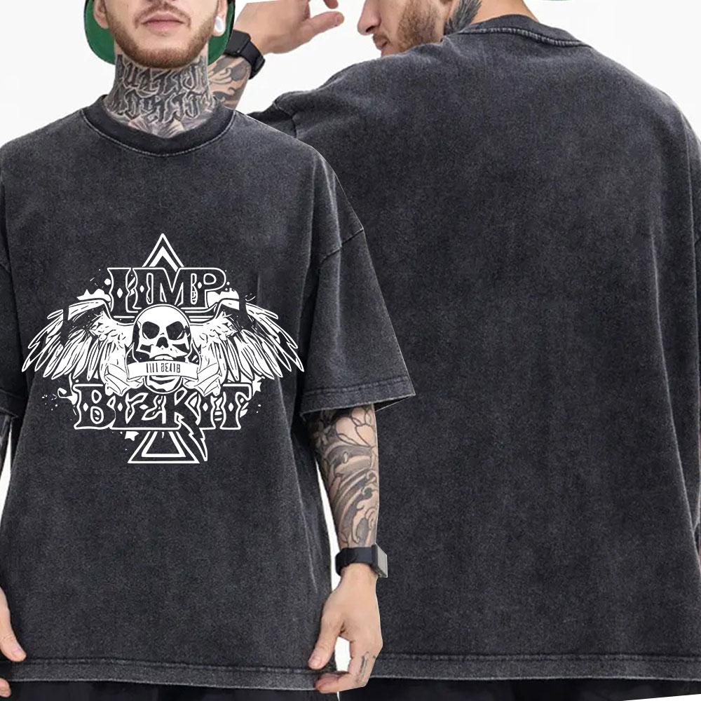 Вінтажна випрана футболка рок-гурту Limp Bizkit Чоловічий Жіночий Одяг Мода Хіп-хоп Готика Оверсайз Футболка з коротким рукавом Вуличний одяг L
Вінтажна випрана футболка рок-гурту Limp Bizkit Чоловічий Жіночий Одяг Мода Хіп-хоп Готика Оверсайз Футболка з коротким рукавом Вуличний одяг L