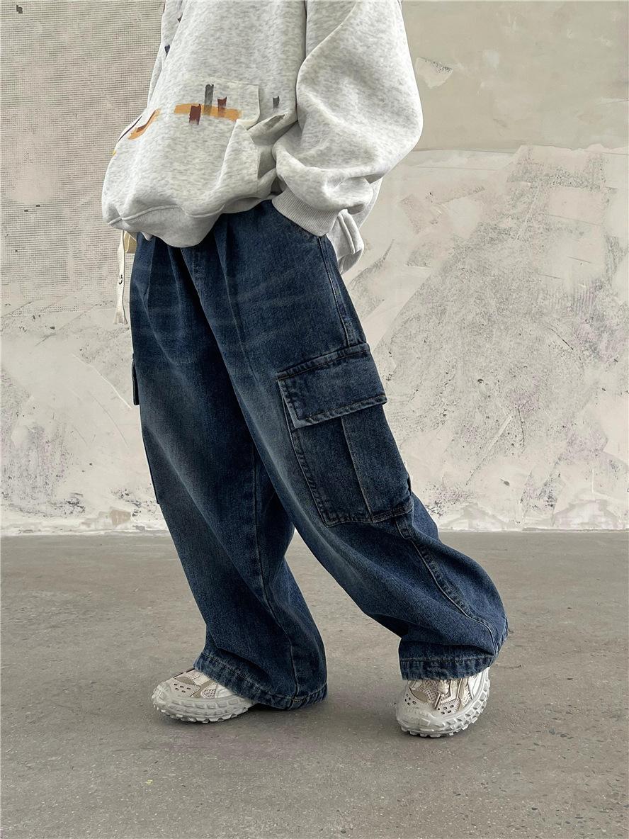 Замшевые детские рабочие джинсы осень-зима 2023, повседневные брюки 140cm
Замшевые детские рабочие джинсы осень-зима 2023, повседневные брюки 140cm