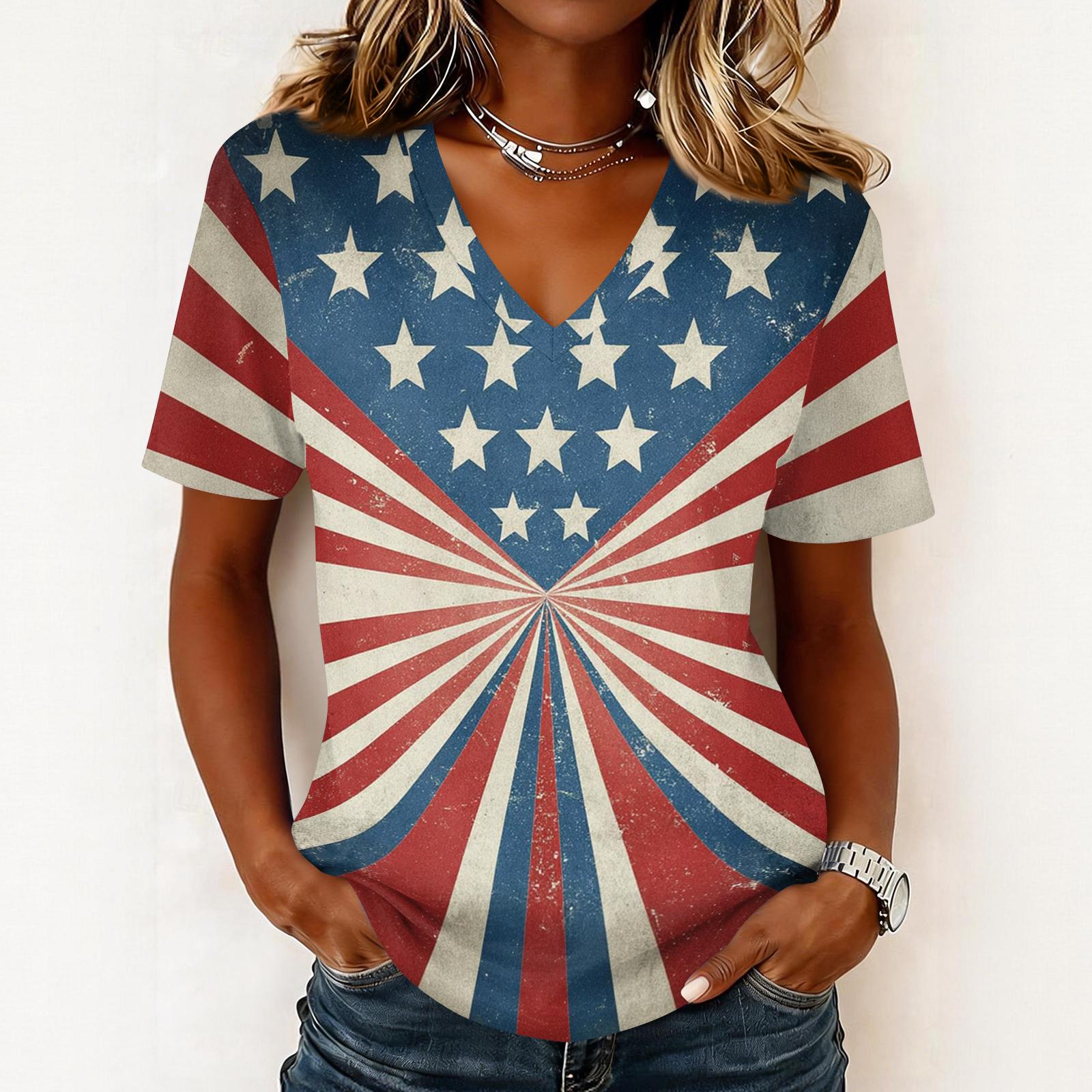 Shirts For Women Trendy V Neck T Shirts Casual Printed Blouse Tops For Women XL кавун червоний колір
Shirts For Women Trendy V Neck T Shirts Casual Printed Blouse Tops For Women XL кавун червоний колір