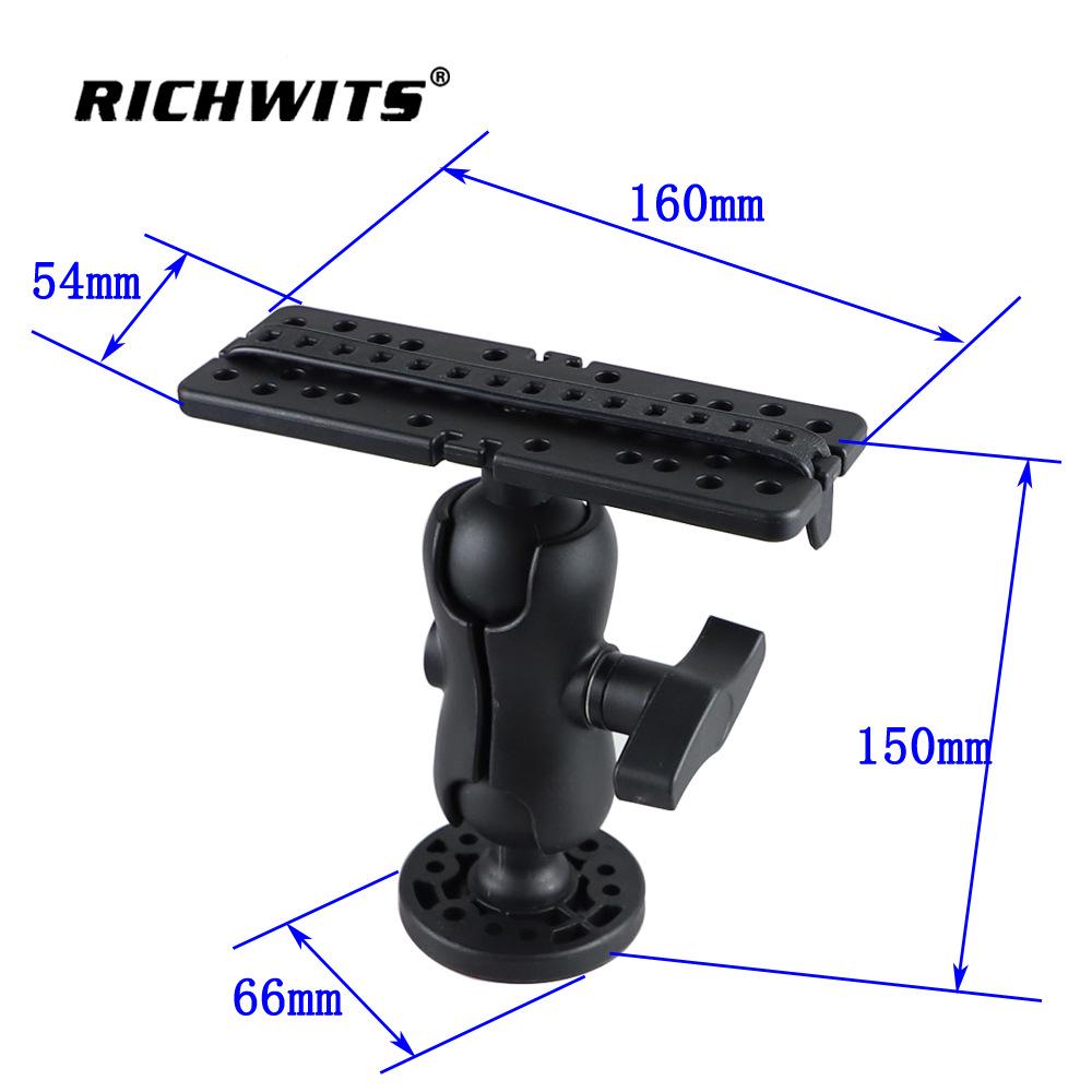 360° Rotating Fish Finder GPS Mount Bracket with Pre-mounted Plate for Yachts.
360° Rotating Fish Finder GPS Mount Bracket with Pre-mounted Plate for Yachts.