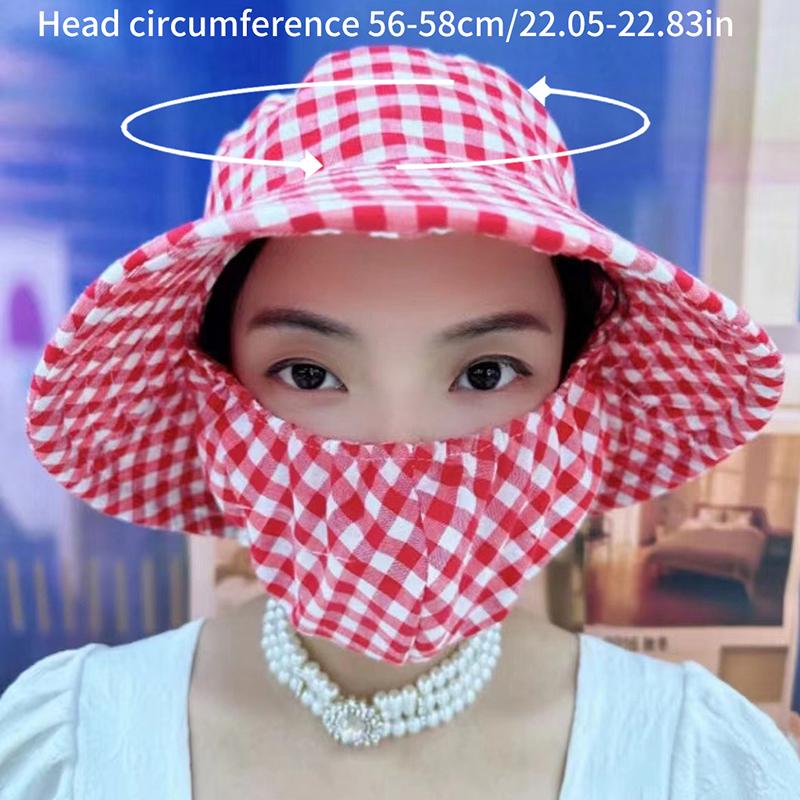 1Pcs Flower Fishing Hat Sun Protection Hat Sun Shading Hats Mountain Climbing Detachable Mask Breathable Uv Protection Hats
1Pcs Flower Fishing Hat Sun Protection Hat Sun Shading Hats Mountain Climbing Detachable Mask Breathable Uv Protection Hats