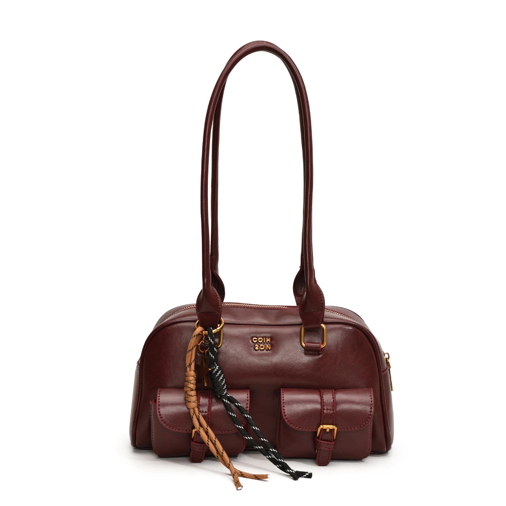 Vintage Women s Handbag With Multiple Pockets And Large Capacity Pu Leather Bowling Bag Single Shoulder Armpit Bag 29cmX15cmX8.5cm
Vintage Women s Handbag With Multiple Pockets And Large Capacity Pu Leather Bowling Bag Single Shoulder Armpit Bag 29cmX15cmX8.5cm