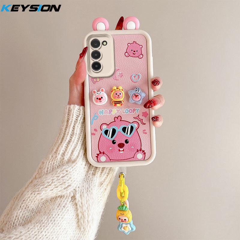KEYSION Милий 3D Мультяшний Чохол з Вушками для Samsung A03S A02S з Браслетом М який Силіконовий Ударостійкий Чохол для Телефону для Galaxy A02S A03S for Samsung A02S
KEYSION Милий 3D Мультяшний Чохол з Вушками для Samsung A03S A02S з Браслетом М який Силіконовий Ударостійкий Чохол для Телефону для Galaxy A02S A03S for Samsung A02S