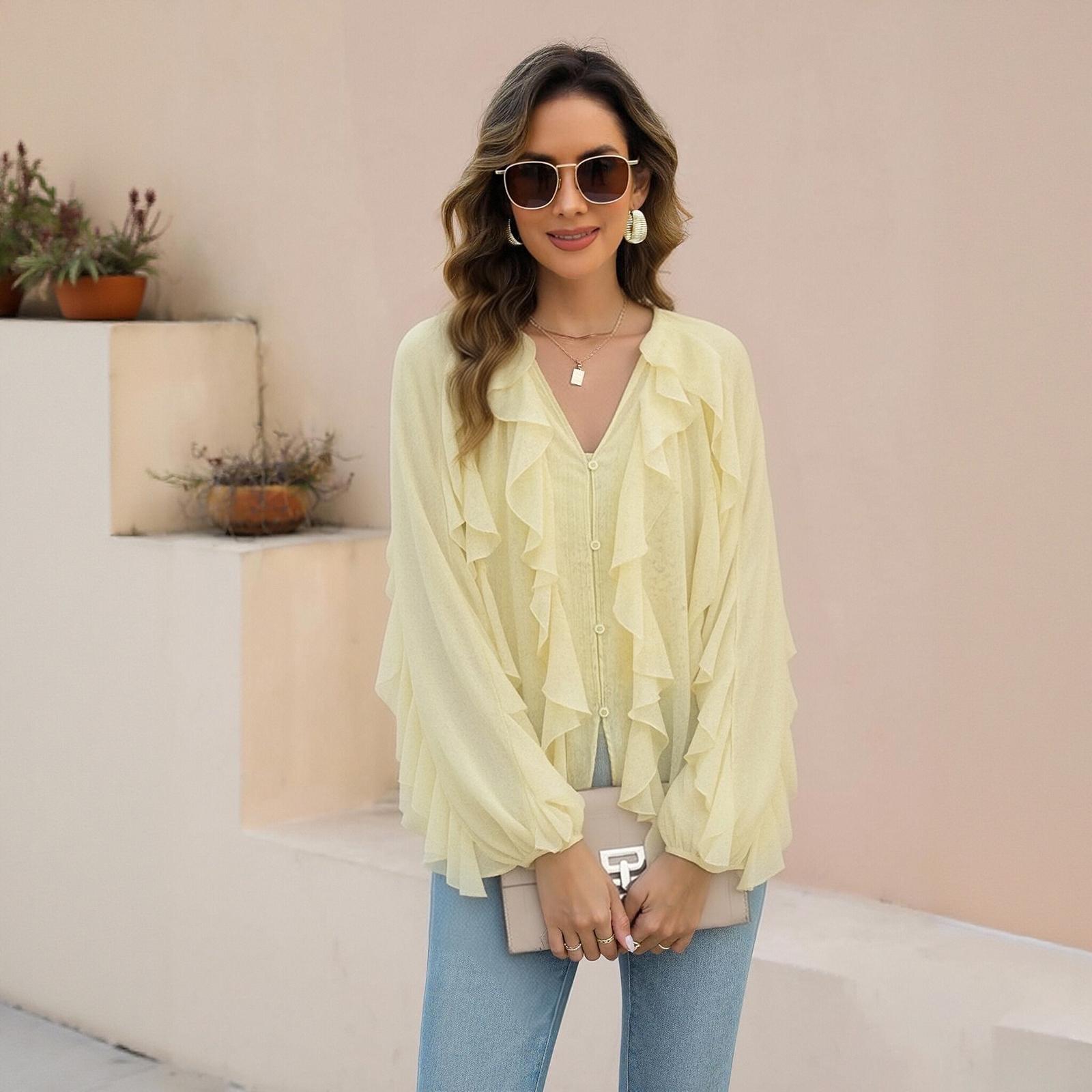 Women s Color Cotton And Linen Camisole Loose Inner Long Sleeve Versatile Bottoming Top XS жовтий
Women s Color Cotton And Linen Camisole Loose Inner Long Sleeve Versatile Bottoming Top XS жовтий