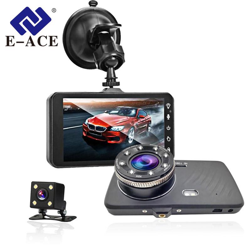 Автомобильный видеорегистратор E-ACE, 4-дюймовая сенсорная автоматическая камера с двумя объективами, видеорегистратор FHD 1080P, задний регистратор
Автомобильный видеорегистратор E-ACE, 4-дюймовая сенсорная автоматическая камера с двумя объективами, видеорегистратор FHD 1080P, задний регистратор