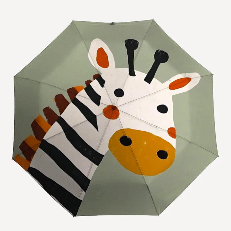 1pc Zebra Artwork Automatic Folding Umbrella, 8-Rib Durable Iron Frame, Compact Travel Umbrella for Women & Men 016
1pc Zebra Artwork Automatic Folding Umbrella, 8-Rib Durable Iron Frame, Compact Travel Umbrella for Women & Men 016