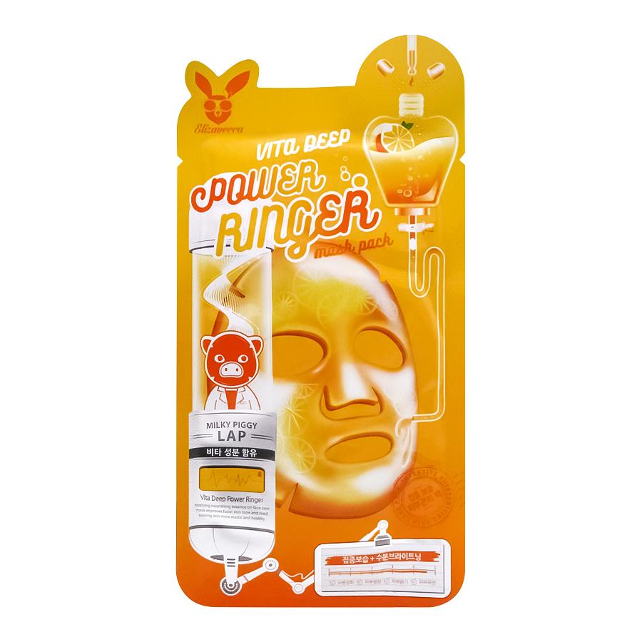 Elizavecca Power Ringer Mask Pack Vita Deep Тканевая маска с витаминным комплексом
Elizavecca Power Ringer Mask Pack Vita Deep Тканевая маска с витаминным комплексом