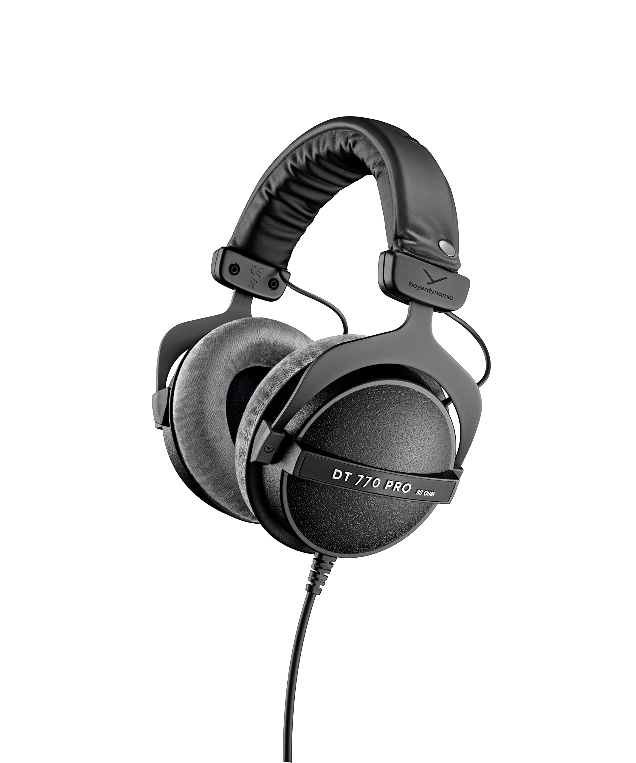 beyerdynamic DT 770 PRO 80 Ohm Over-Ear Studio Headphones in Gray. Enclosed design, wired for professional recording and monitoring
beyerdynamic DT 770 PRO 80 Ohm Over-Ear Studio Headphones in Gray. Enclosed design, wired for professional recording and monitoring