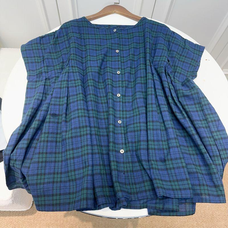 Женская повседневная свободная футболка из чистого хлопка в японском стиле с круглым вырезом Green Gingham One size
Женская повседневная свободная футболка из чистого хлопка в японском стиле с круглым вырезом Green Gingham One size