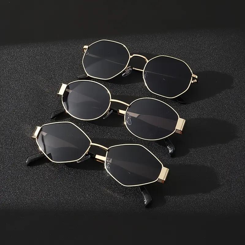 3Pcs Metal Mixed Frame Glasses Set Black Glasses Fashionable Thin Frame Exquisite Frame Design Tight Heel Trend
3Pcs Metal Mixed Frame Glasses Set Black Glasses Fashionable Thin Frame Exquisite Frame Design Tight Heel Trend