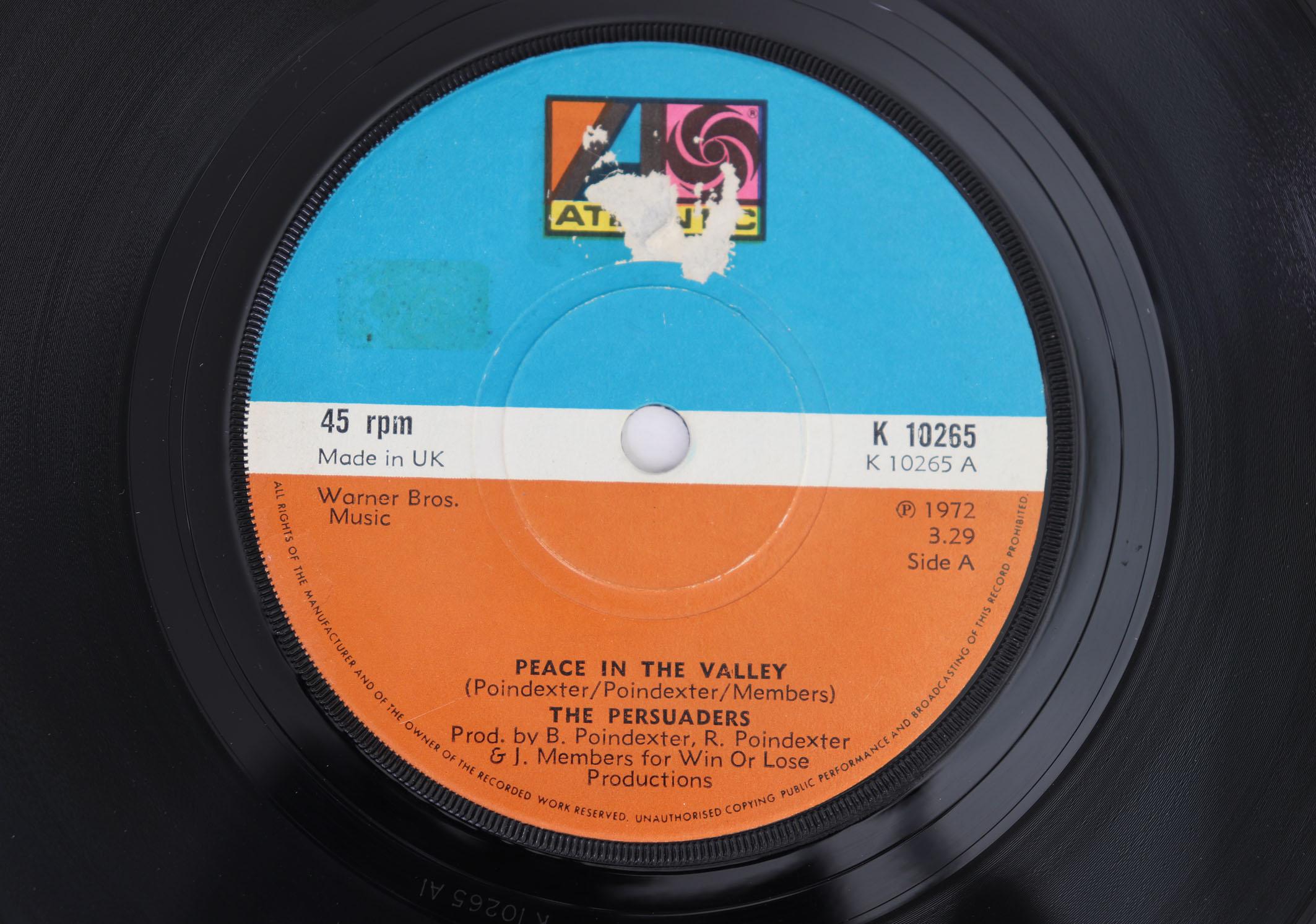 7inch Record PERSUADERS - Peace In The Valley / Thin Line Bet K10265 ATLANTIC 1972 UK Soul/Funk Used
7inch Record PERSUADERS - Peace In The Valley / Thin Line Bet K10265 ATLANTIC 1972 UK Soul/Funk Used