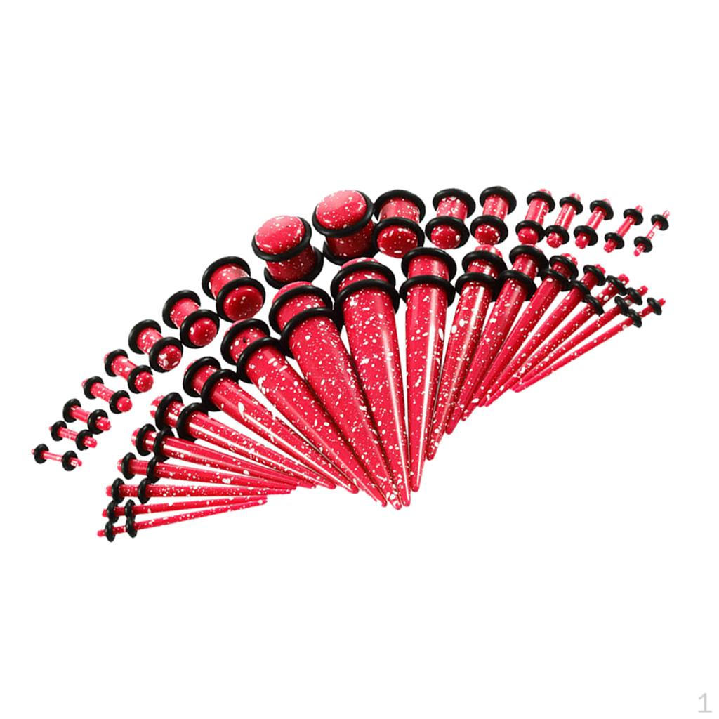 36 Pcs Acrylic Ear Instruments Tunnel Plugs Expander Kit Stretch Rods Unisex Jewelry Red
36 Pcs Acrylic Ear Instruments Tunnel Plugs Expander Kit Stretch Rods Unisex Jewelry Red