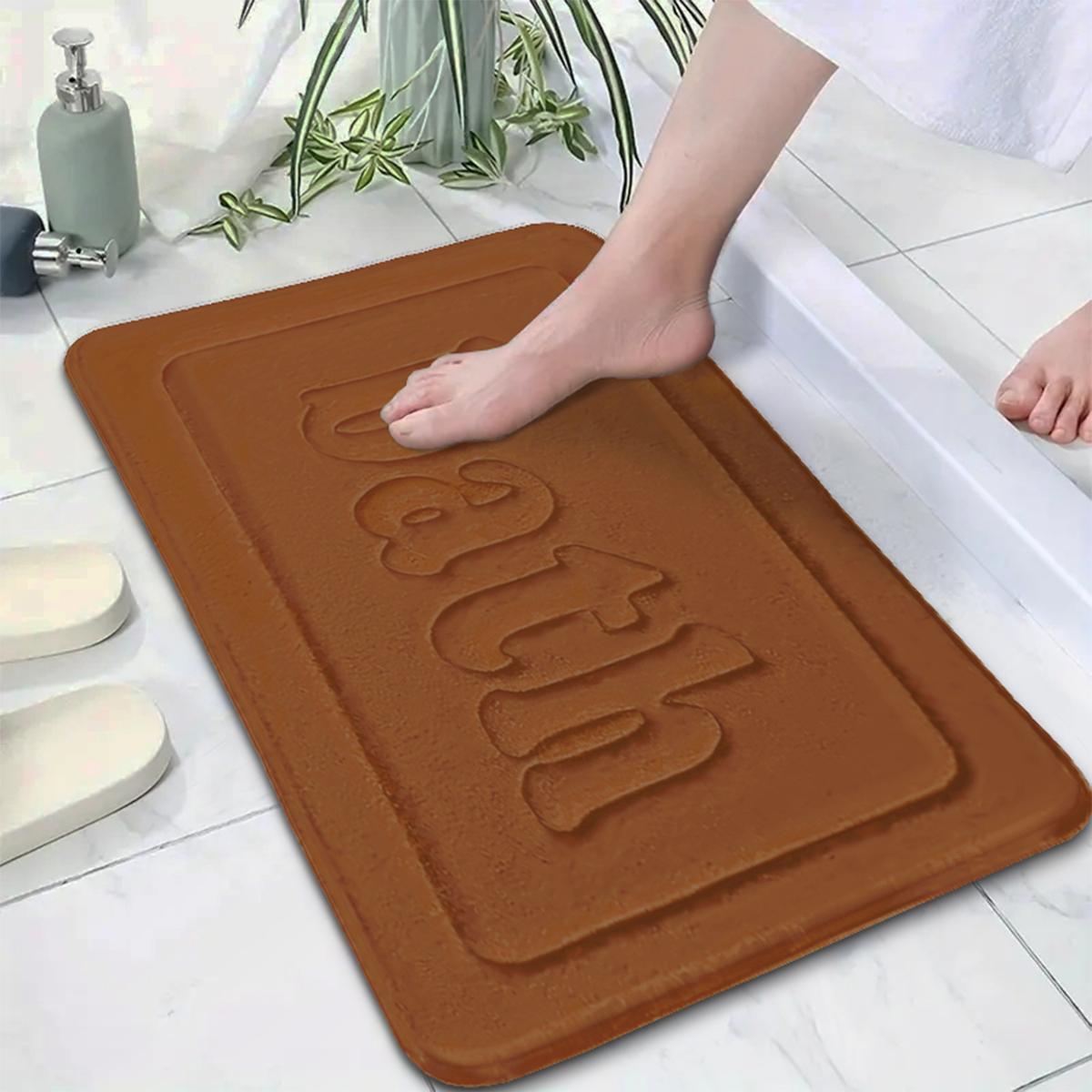 1.2 Утолщенный коврик для ванной комнаты, входной коврик, впитывающий коврик из кораллового флиса, противоскользящий коврик, быстросохнущий коврик для туалета 40cmx60cm коричневый
1.2 Утолщенный коврик для ванной комнаты, входной коврик, впитывающий коврик из кораллового флиса, противоскользящий коврик, быстросохнущий коврик для туалета 40cmx60cm коричневый