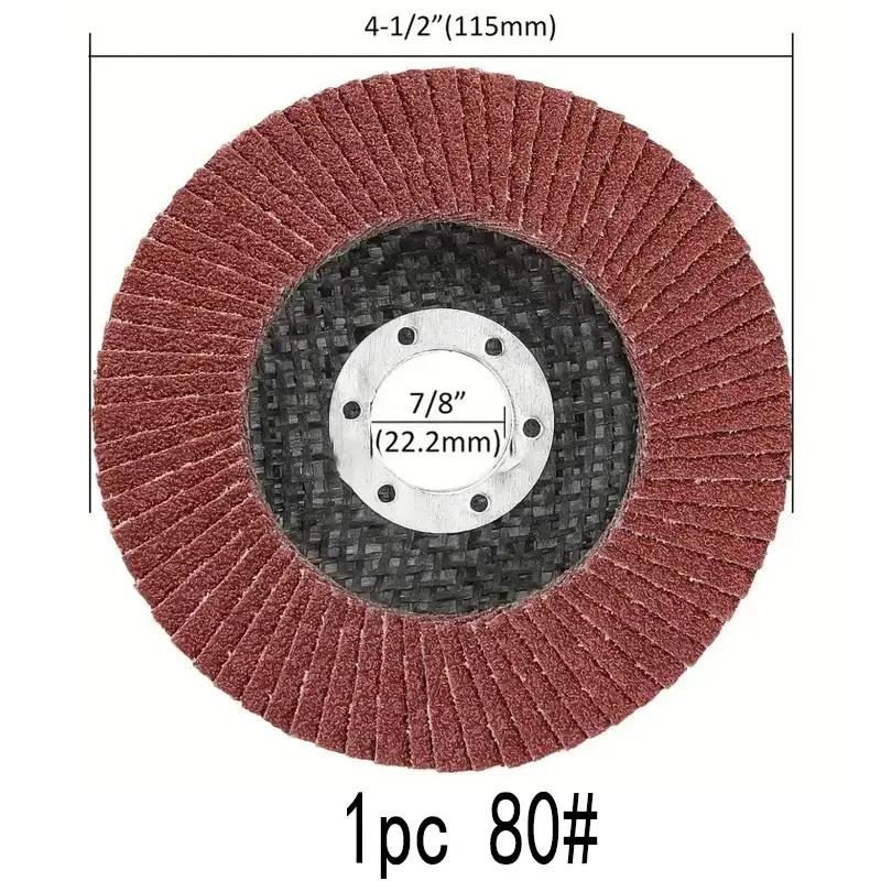 1-5pc 4.5 Inch Flap Discs 40-120 Grit Grinding Discs 4 1/2 Assorted Sanding Grinding Wheels Aluminum Oxide Abrasives Grind
1-5pc 4.5 Inch Flap Discs 40-120 Grit Grinding Discs 4 1/2 Assorted Sanding Grinding Wheels Aluminum Oxide Abrasives Grind