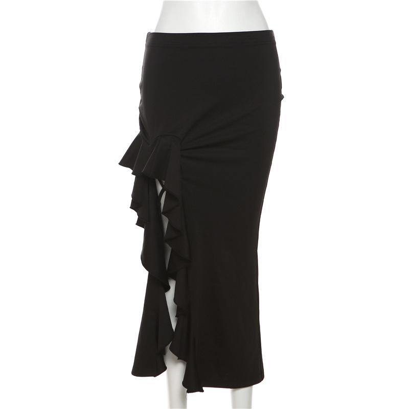 2026 Summer Women s Sexy Waist-Cinching Lace-Up Slit Midi Skirt with Irregular Hem - European & American Style Small чорний
2026 Summer Women s Sexy Waist-Cinching Lace-Up Slit Midi Skirt with Irregular Hem - European & American Style Small чорний