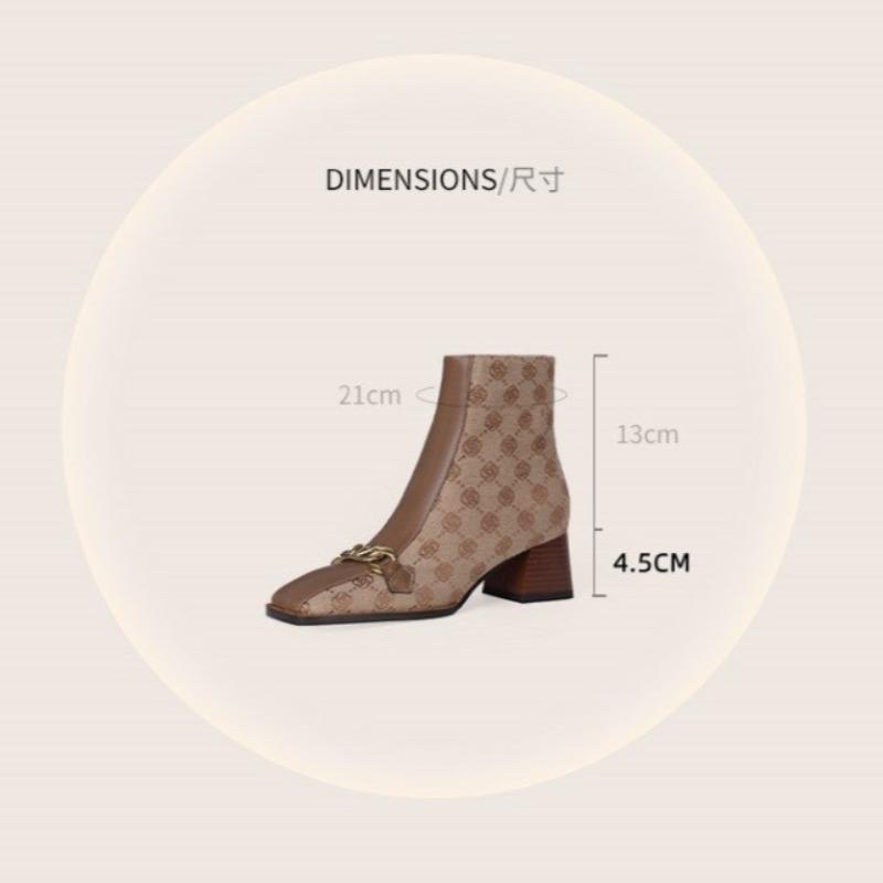 Модные роскошные дизайнерские женские ботильоны на среднем каблуке, осенние квадратные носки, металлические украшения, блочные каблуки, женские ботинки Femenina 35 коричневый
Модные роскошные дизайнерские женские ботильоны на среднем каблуке, осенние квадратные носки, металлические украшения, блочные каблуки, женские ботинки Femenina 35 коричневый