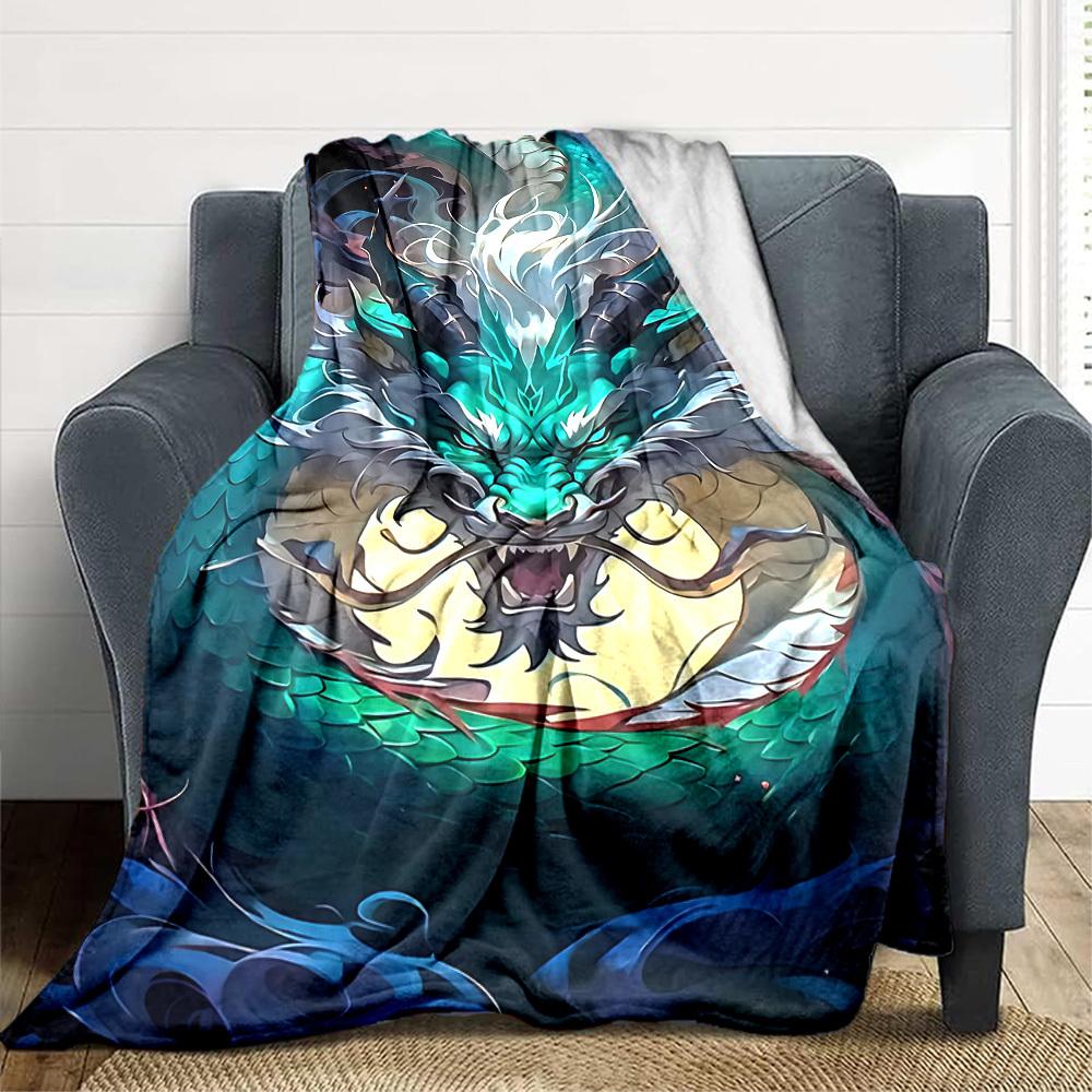 1pc Dragon Art Blanket Lightweight Flannel Blanket Throw Blanket For Sofa, Bed, Travel, Camping, Livingroom, Couch, Chair, And Bed yy2509026168 100x150cm
1pc Dragon Art Blanket Lightweight Flannel Blanket Throw Blanket For Sofa, Bed, Travel, Camping, Livingroom, Couch, Chair, And Bed yy2509026168 100x150cm