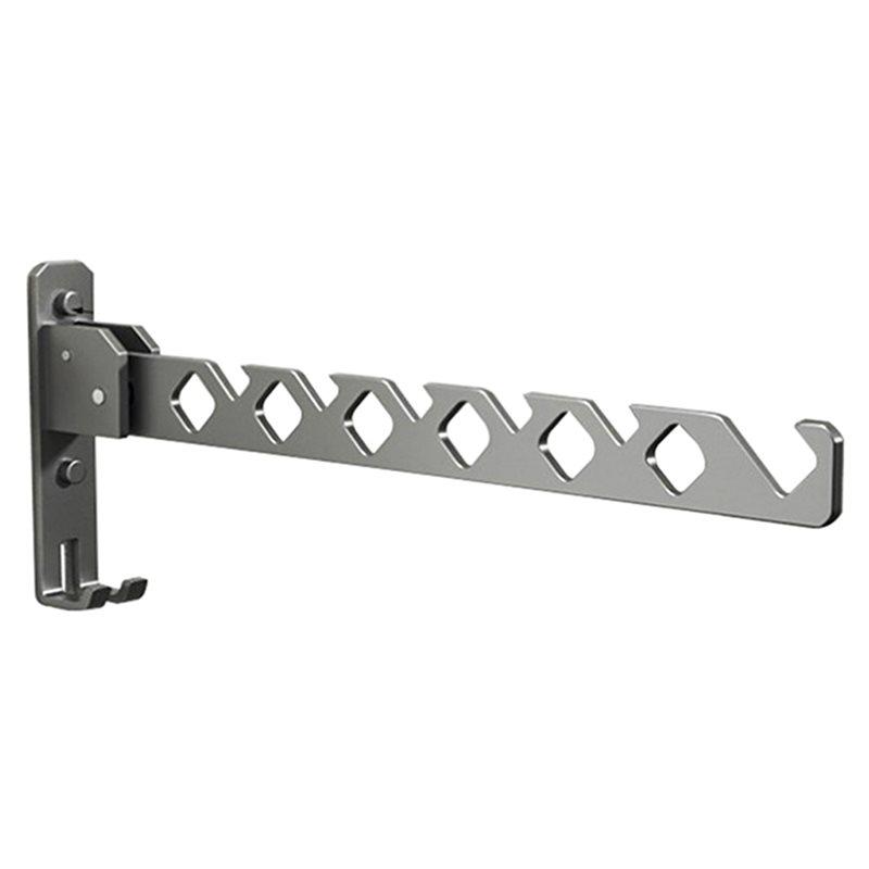 Wall Mounted Clothes Drying Rack 180° Adjustable Aluminum Alloy Foldable Space-Saving Clothes Hanger Stand
Wall Mounted Clothes Drying Rack 180° Adjustable Aluminum Alloy Foldable Space-Saving Clothes Hanger Stand