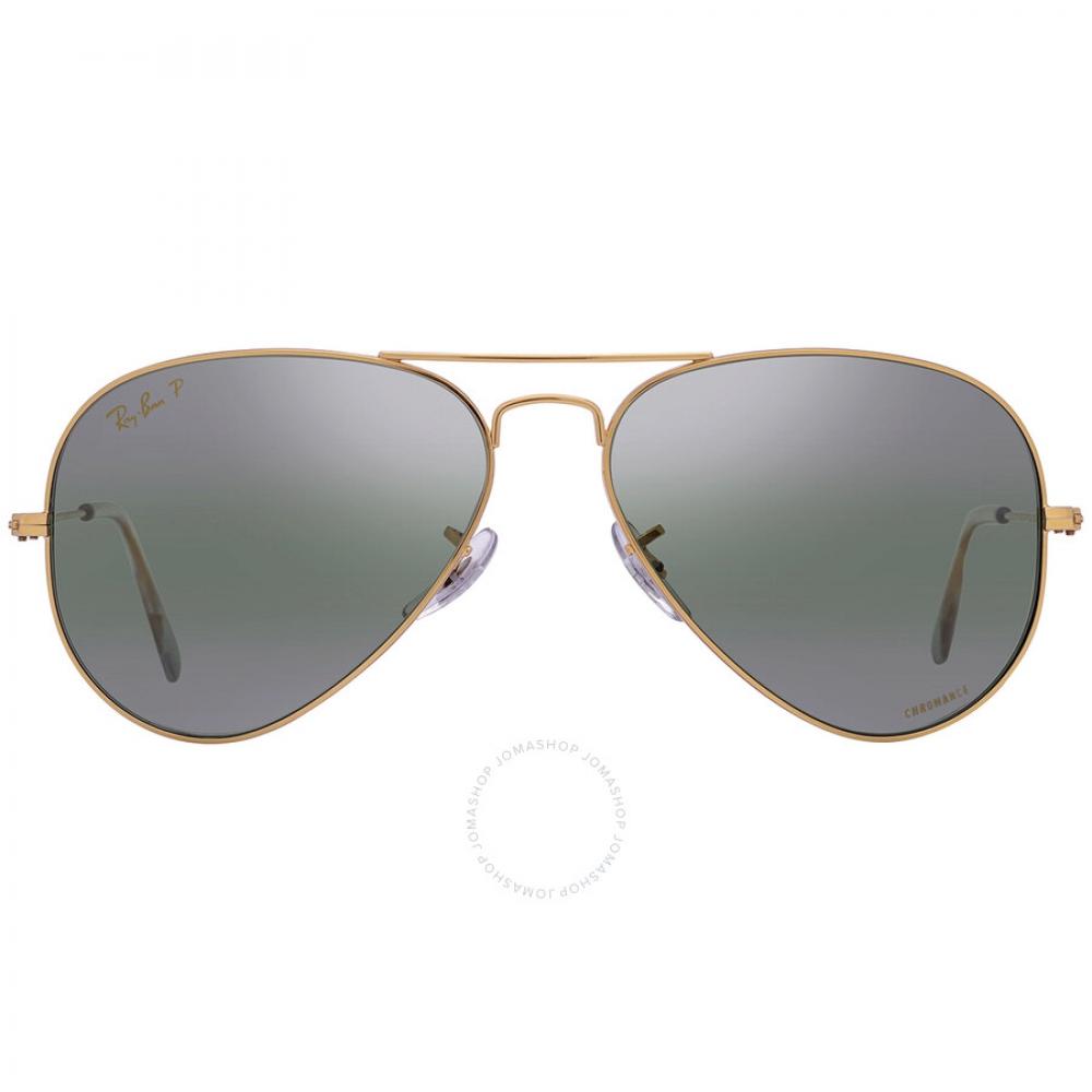 Ray Ban Aviator Chromance Silver Green Pilot Unisex Sunglasses RB3025 9196G4 58
Ray Ban Aviator Chromance Silver Green Pilot Unisex Sunglasses RB3025 9196G4 58