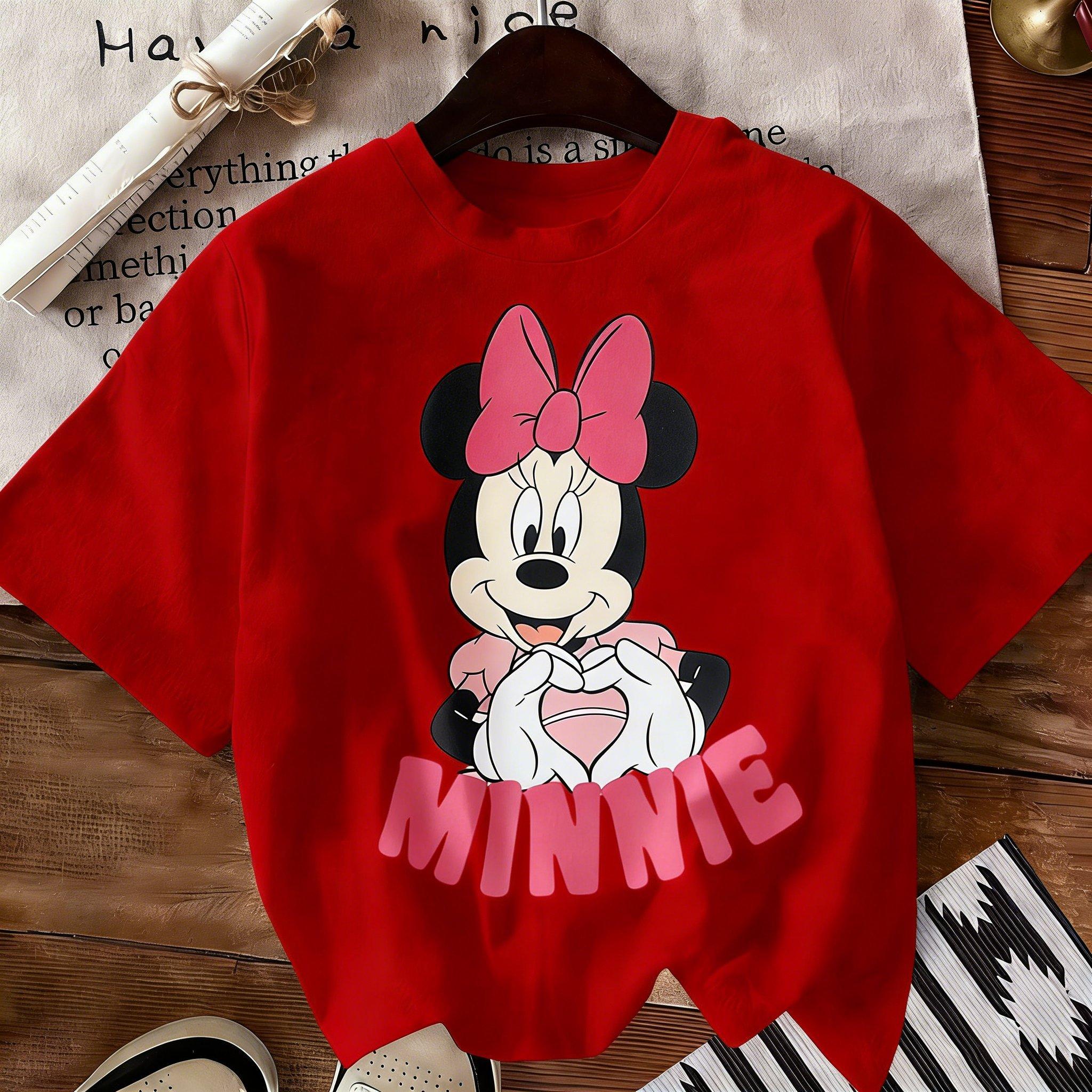 Unisex 2026 Disney Minnie T Shirt Women Unisex Short Sleeve Tee Cartoon Print Streetwear Casual ParentChild Clothes Summer Y2k Top S
Unisex 2026 Disney Minnie T Shirt Women Unisex Short Sleeve Tee Cartoon Print Streetwear Casual ParentChild Clothes Summer Y2k Top S