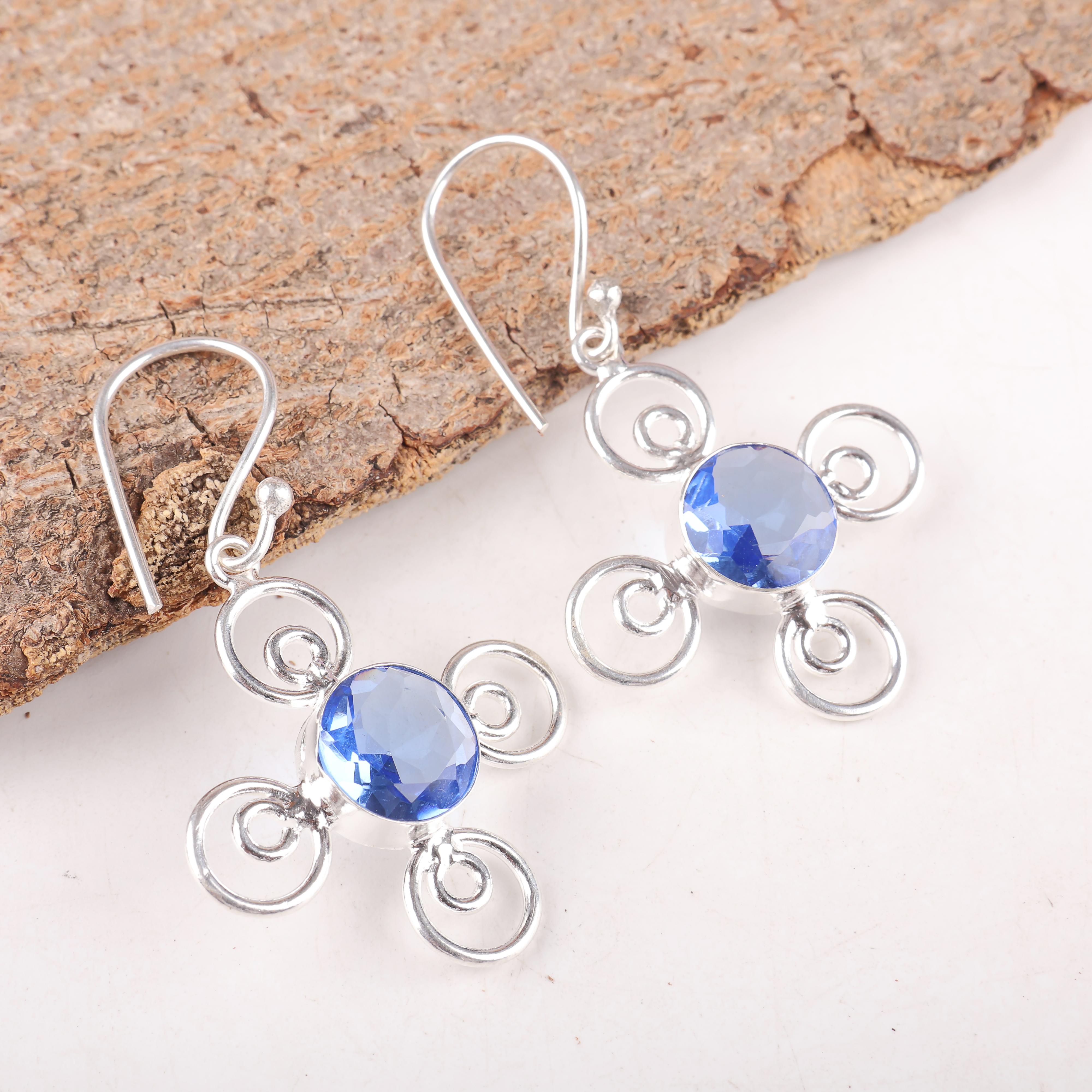 Tanzanite Handmade Gemstone Earrings, 925 Solid Sterling Silver Earrings Jewelry, Earrings For Engagement Gift 1.74 Inches синий
Tanzanite Handmade Gemstone Earrings, 925 Solid Sterling Silver Earrings Jewelry, Earrings For Engagement Gift 1.74 Inches синий