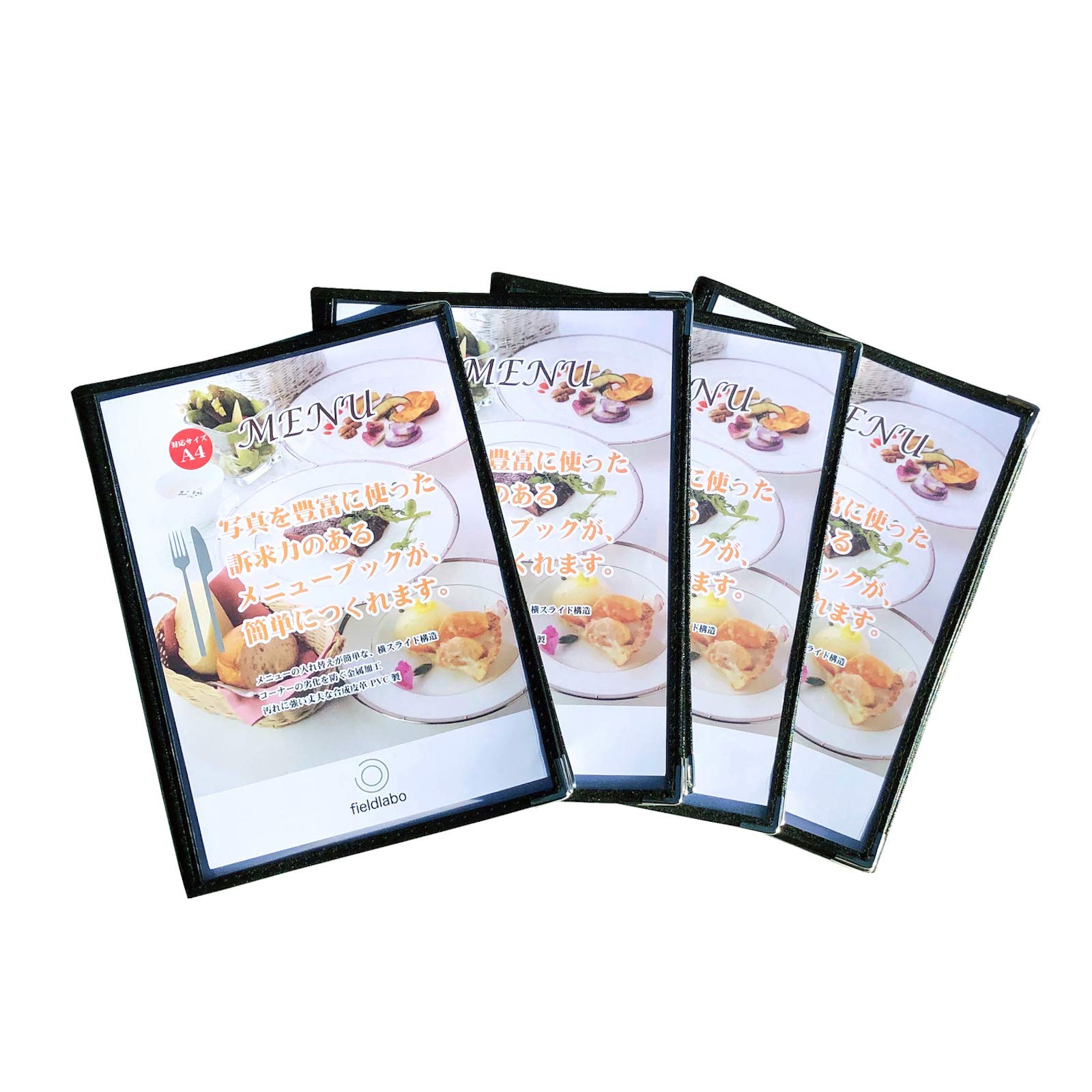 fieldlabo Книга-меню Прозрачная Сшитая внакидку А4 12 страниц из 4 (Набор книг) 
fieldlabo Книга-меню Прозрачная Сшитая внакидку А4 12 страниц из 4 (Набор книг)