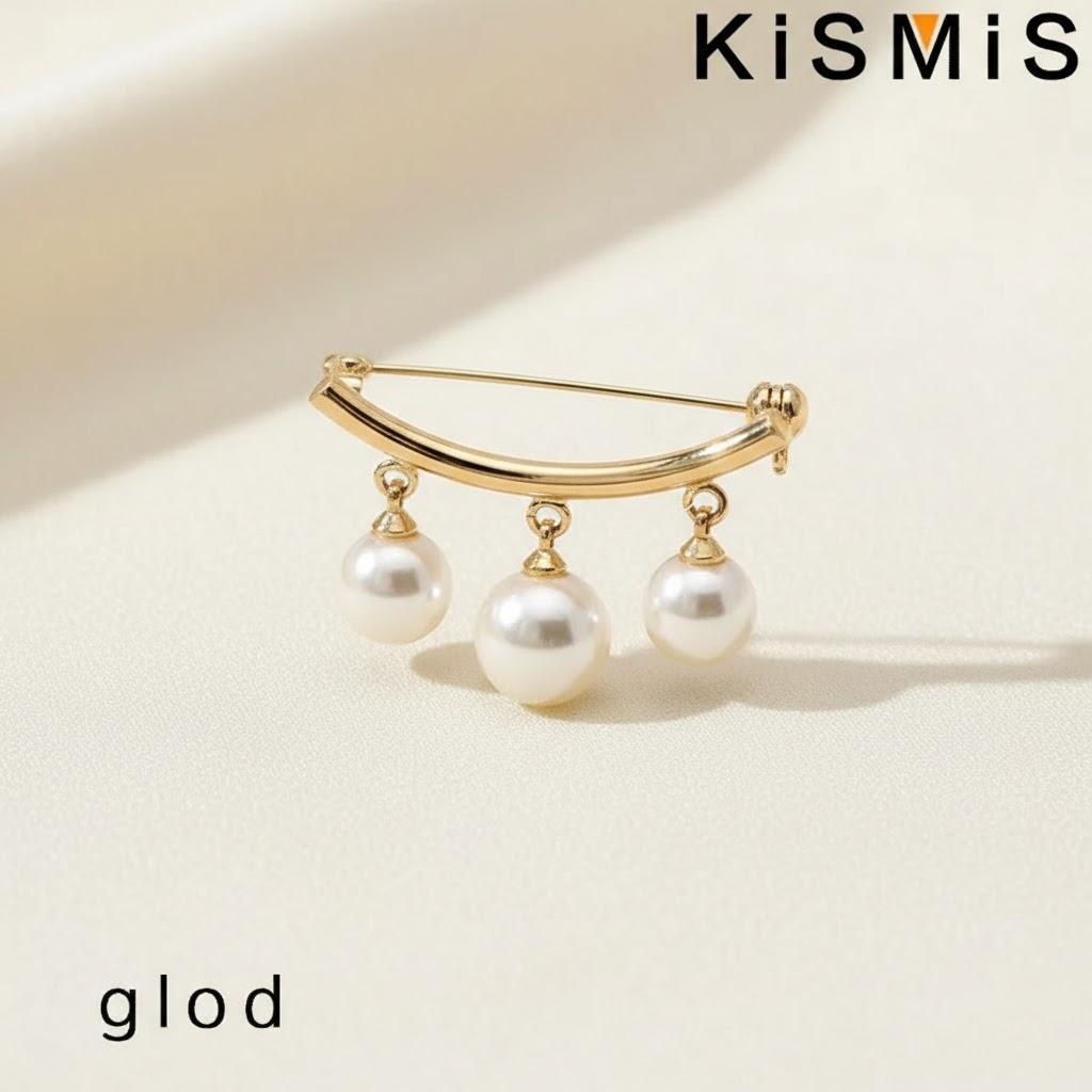 Elegant Pearl Brooch for Women Three Pearl Arc Pin Jewelry Accessories Cardigan Brooches Fashion Women Brooches Gift золотий
Elegant Pearl Brooch for Women Three Pearl Arc Pin Jewelry Accessories Cardigan Brooches Fashion Women Brooches Gift золотий