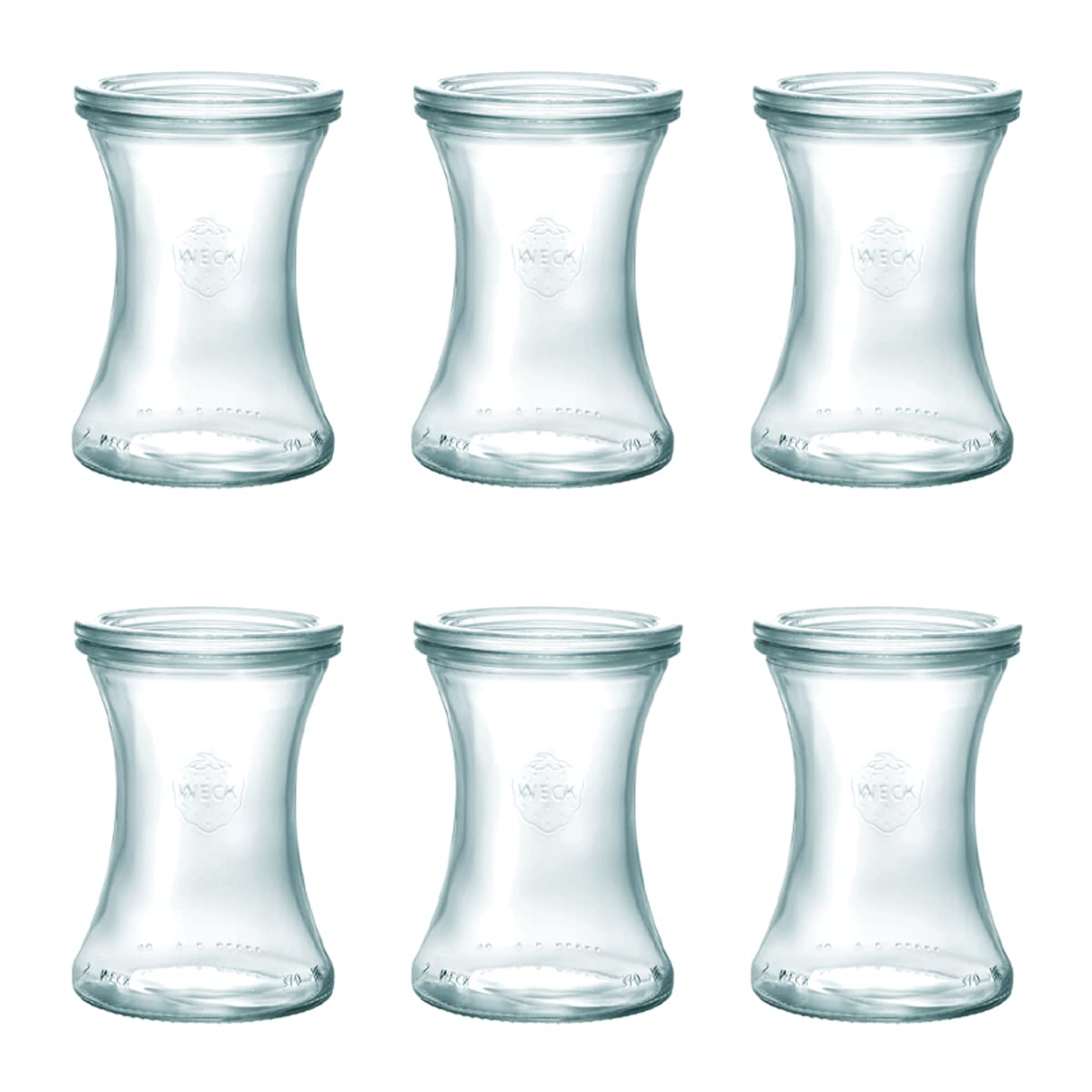 WECK Canister Glass Canister Storage Container Storage Bottle 330ml Set of WE-996-6 (DELIKATESSEN 6) чистий
WECK Canister Glass Canister Storage Container Storage Bottle 330ml Set of WE-996-6 (DELIKATESSEN 6) чистий