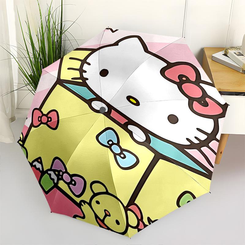 1pc Hello Kitty Automatic Opening Umbrella - Portable Folding Design with 8-Bone Iron Frame, Perfect for Festivals, Travel, Daily Use, and Gifts.D105
1pc Hello Kitty Automatic Opening Umbrella - Portable Folding Design with 8-Bone Iron Frame, Perfect for Festivals, Travel, Daily Use, and Gifts.D105