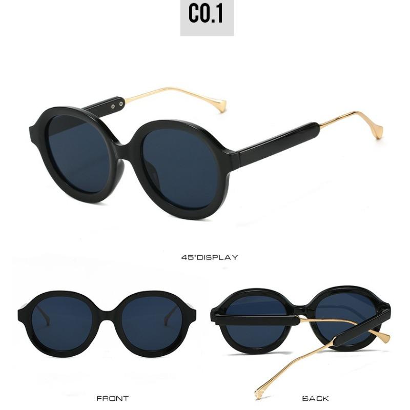 Fashion Women Round Frame Sunglasses New Luxury Brand Designer Sun Glasses Retro Trendy Shades UV400 Anti Blue-ray Glasses
Fashion Women Round Frame Sunglasses New Luxury Brand Designer Sun Glasses Retro Trendy Shades UV400 Anti Blue-ray Glasses