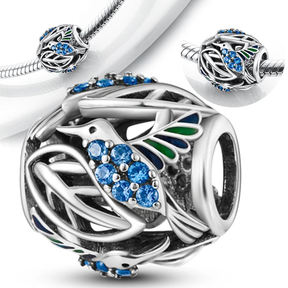 Spring Blue Zircon Bird Beads Copper Original Beads Fit Originalcharms Bracelet Beads Jewelry Gifts For Women
Spring Blue Zircon Bird Beads Copper Original Beads Fit Originalcharms Bracelet Beads Jewelry Gifts For Women
