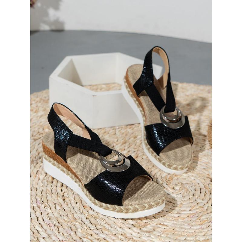 Летние новые богемные сандалии на толстой подошве из пеньковой веревки с открытым носком, с металлической пряжкой и эластичной фиксацией на ноге 36
Летние новые богемные сандалии на толстой подошве из пеньковой веревки с открытым носком, с металлической пряжкой и эластичной фиксацией на ноге 36