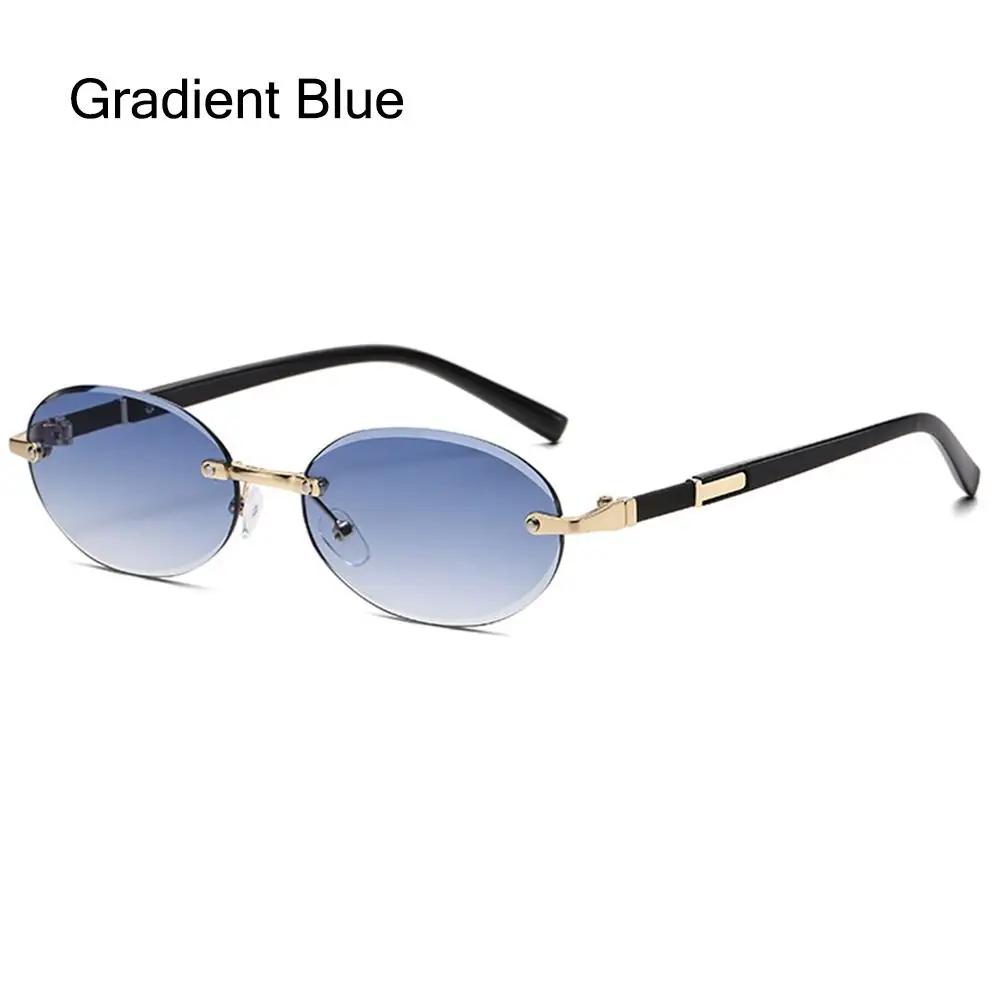 Vintage Cut-Edge Oval Frame Sunglasses Street Style UV400 Protection Hip-Hop Sun Glasses Frameless Y2K Eyewear for Women
Vintage Cut-Edge Oval Frame Sunglasses Street Style UV400 Protection Hip-Hop Sun Glasses Frameless Y2K Eyewear for Women