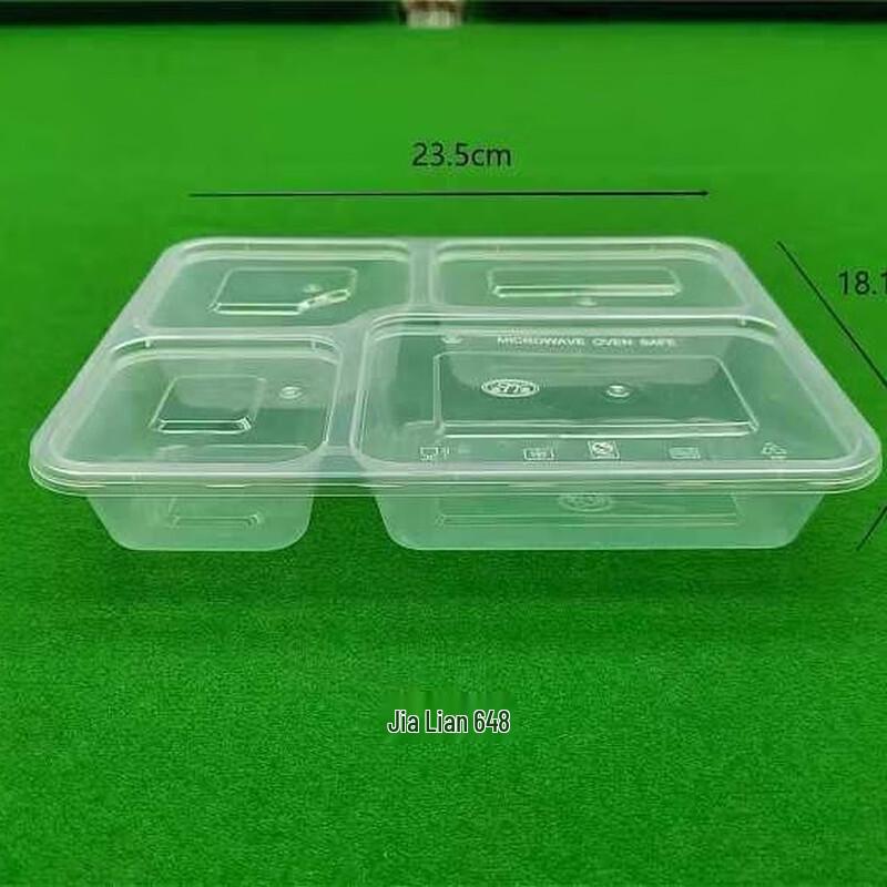 Disposable 4-Compartment Meal Prep Containers with Lids
Disposable 4-Compartment Meal Prep Containers with Lids