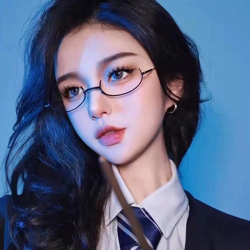 Half-Rim Prescription Glasses for Women - Trendy Korean Style, Slimming Round Face Design
Half-Rim Prescription Glasses for Women - Trendy Korean Style, Slimming Round Face Design