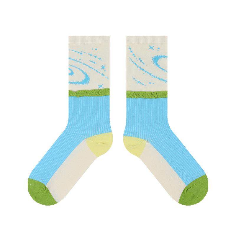 Women s Spring/Summer Trendy Socks - Moisture-Wicking, Slippery, Anti-Slip and Odor-Resistant Mid-Calf Cotton Socks 1 pair синій
Women s Spring/Summer Trendy Socks - Moisture-Wicking, Slippery, Anti-Slip and Odor-Resistant Mid-Calf Cotton Socks 1 pair синій