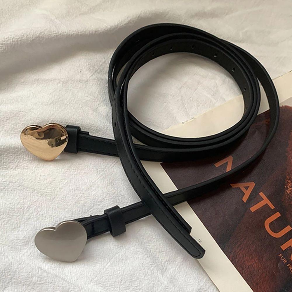 Simple Coat Women Personality Trouser Heart Metal Buckle PU Leather Belt Thin Waist Belt Waistband
Simple Coat Women Personality Trouser Heart Metal Buckle PU Leather Belt Thin Waist Belt Waistband