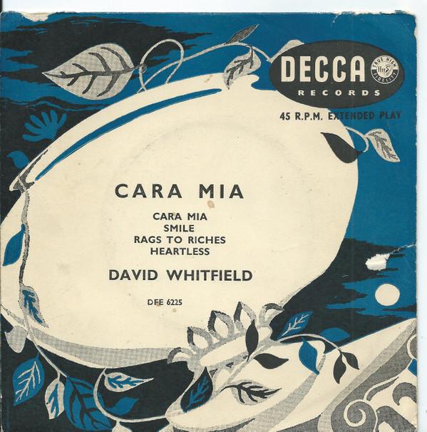 7-дюймовая пластинка DAVID WHITFIELD Cara Mia DFE6225 DECCA 1955 UK Поп Б/у
7-дюймовая пластинка DAVID WHITFIELD Cara Mia DFE6225 DECCA 1955 UK Поп Б/у