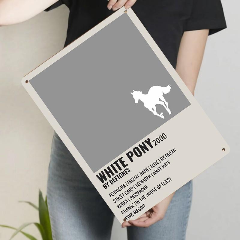 Deftones White Pony Album Cover Metal Wall Art Music Decor for Bedroom Living Room 20x30cm(7.8x11.8inch)
Deftones White Pony Album Cover Metal Wall Art Music Decor for Bedroom Living Room 20x30cm(7.8x11.8inch)
